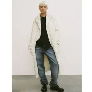lor かじまり　Cable knit Long coat lor かじまりCable knit Long coat